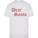 Mister Tee Shirt 'Dear Santa' rood / wit