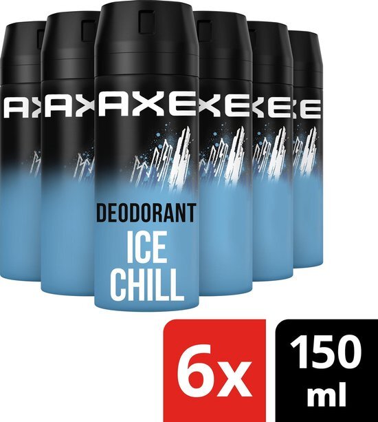 AXE 6x Deodorant Bodyspray Ice Chill 150 ml