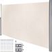Sans marque Pare-soleil - Pare-vent rétractable - Beige - Store latéral - Brise-vue de jardin - 160x300cm