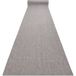 Le Tapis De Couloir Sizal Sion Mélange Tissé À Plat Gris 150cm Gris 150x190 Cm