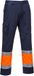 Portwest Hi-Vis Tweekleuren Combat Broek E049 - Oranje/Marine - XXL