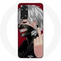 Maniacase Geval voor Xiaomi Redmi Note 11 4G Tokyo Ghoul Kaneki Ken Masker Anime vinger