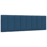 VidaXL Hoofdbordkussen "Hanko" 160 cm Stof Blauw