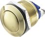 TRU COMPONENTS GQ 19B-G Vandalismebestendige druktoets 48 V/DC 2 A 1x uit/(aan) Moment IP65 1 stuk(s)