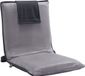 VEVOR Chaise de sol, chaise de méditation réglable avec 6 positions et support dorsal, banc pliable pour lire, regarder la télévision ou jouer, salon portable pour enfants, adolescents, adultes, gris