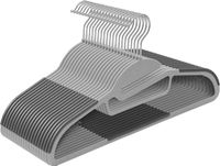 SONGMICS Plastic kleerhanger, set van 20, antislip, ruimtebesparend