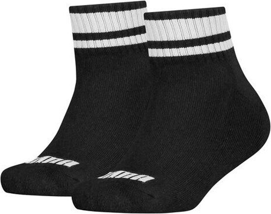 PUMA Kids Clyde Quarter Socks - Black - 27-30 - 2-Pack
