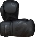 RDX Sports F15 Noir Bokshandschoenen - Training - Kunstleer - Zwart - Mat - 10 oz