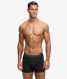 Superdry BOXER TRIPLE PACK Heren Onderbroek - Raven Black Marl