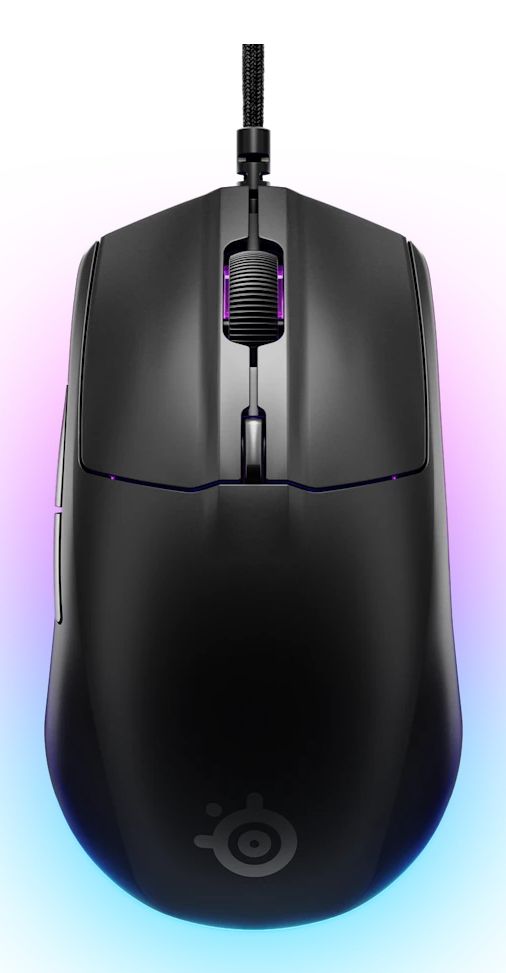 Steelseries Rival 3 Gen 2 Gamingmuis - Zwart - 8500 DPI - Bedraad