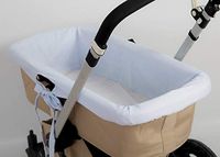Babyline FUCACE Babydraagtas, hypoallergeen en zacht, ademend, overtrek voor babydraagtas, 100% Spaanse productie (hemelsblauw, piqué), hemelsblauw, 90 x 40 cm