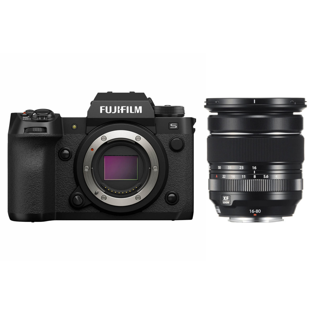Fujifilm Fujifilm X-H2S systeemcamera Zwart + XF 16-80mm f/4.0