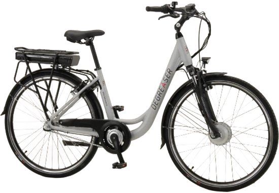 Saxonette Degreaser Plus dames ebike 45 cm 10.4 Ah Nexus 3 zilver