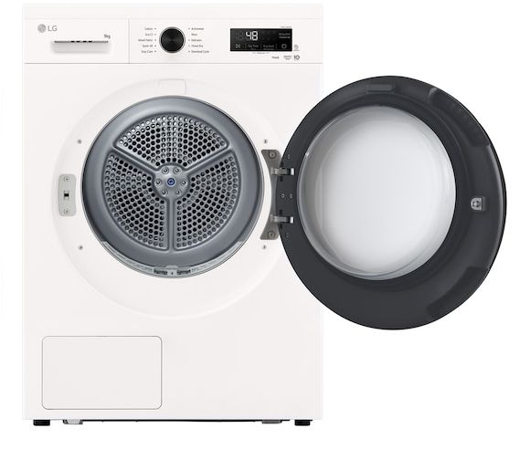 LG RHX1009NWB Warmtepompdroger Vrijstaand Voorlader 9 kg Wit