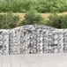 Maison Exclusive - Geknoopte gaasbakken, 6 stuks, 400x50x100/120 cm, verzinkt staal