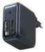 Baseus EnerCore CJ11 100W GaN Chargeur rapide avec 1x port USB-A et 2x ports USB-C, Noir