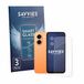 Savvies 3 Stuks Screenprotector voor Honor X7e (Voor+Camera) - Transparant