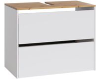 Vicco Viktor Wastafelonderkast – 80.2 x 65 cm Wit/Kunstnijverheid