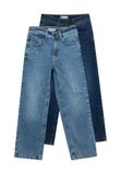 Name it NKMRYAN 2-pack jongens jeans medium blue en dark blue maat 134