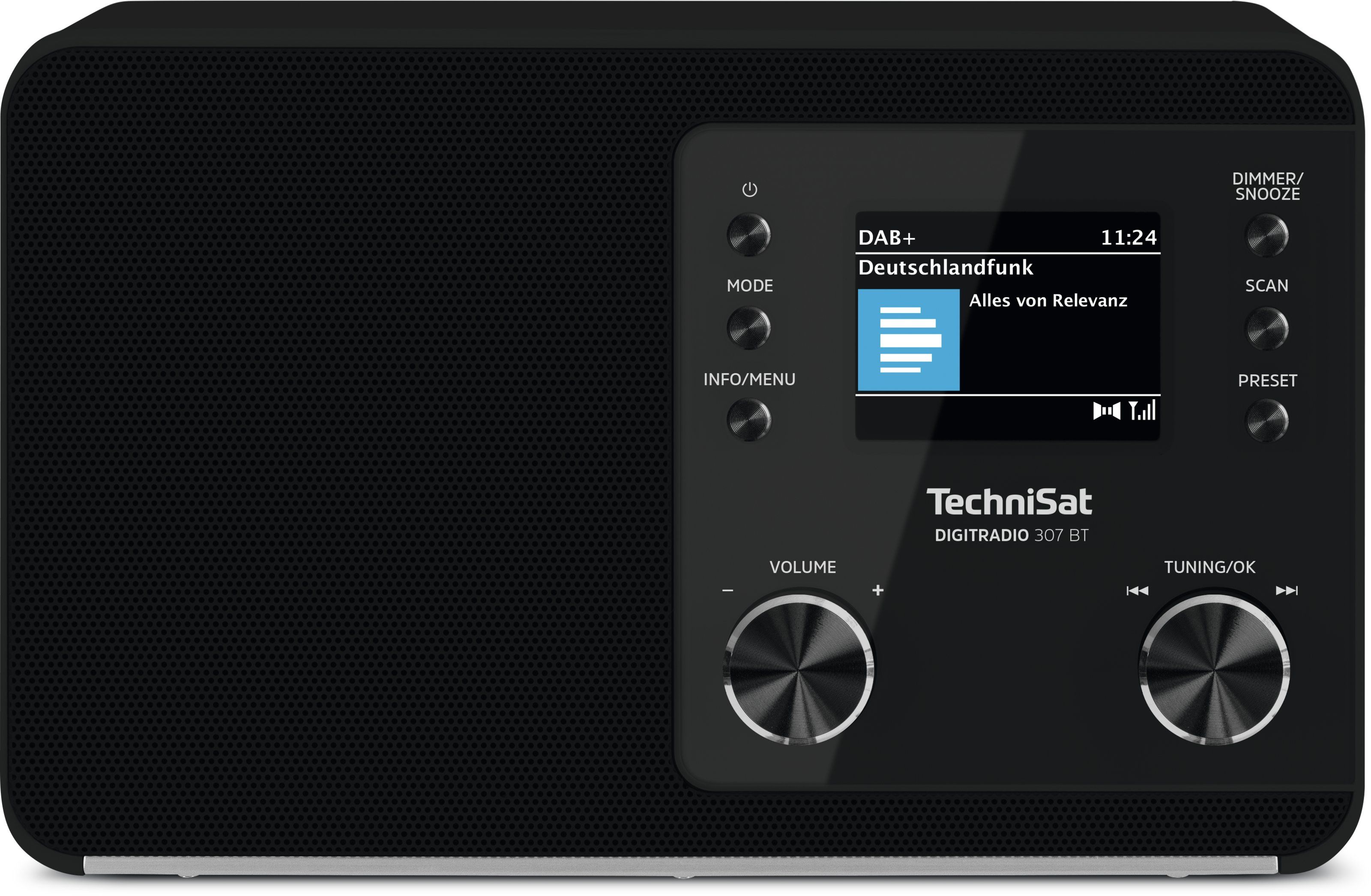 TechniSat DIGITRADIO 307 BT - DAB+ Radio - Bluetooth - Zwart