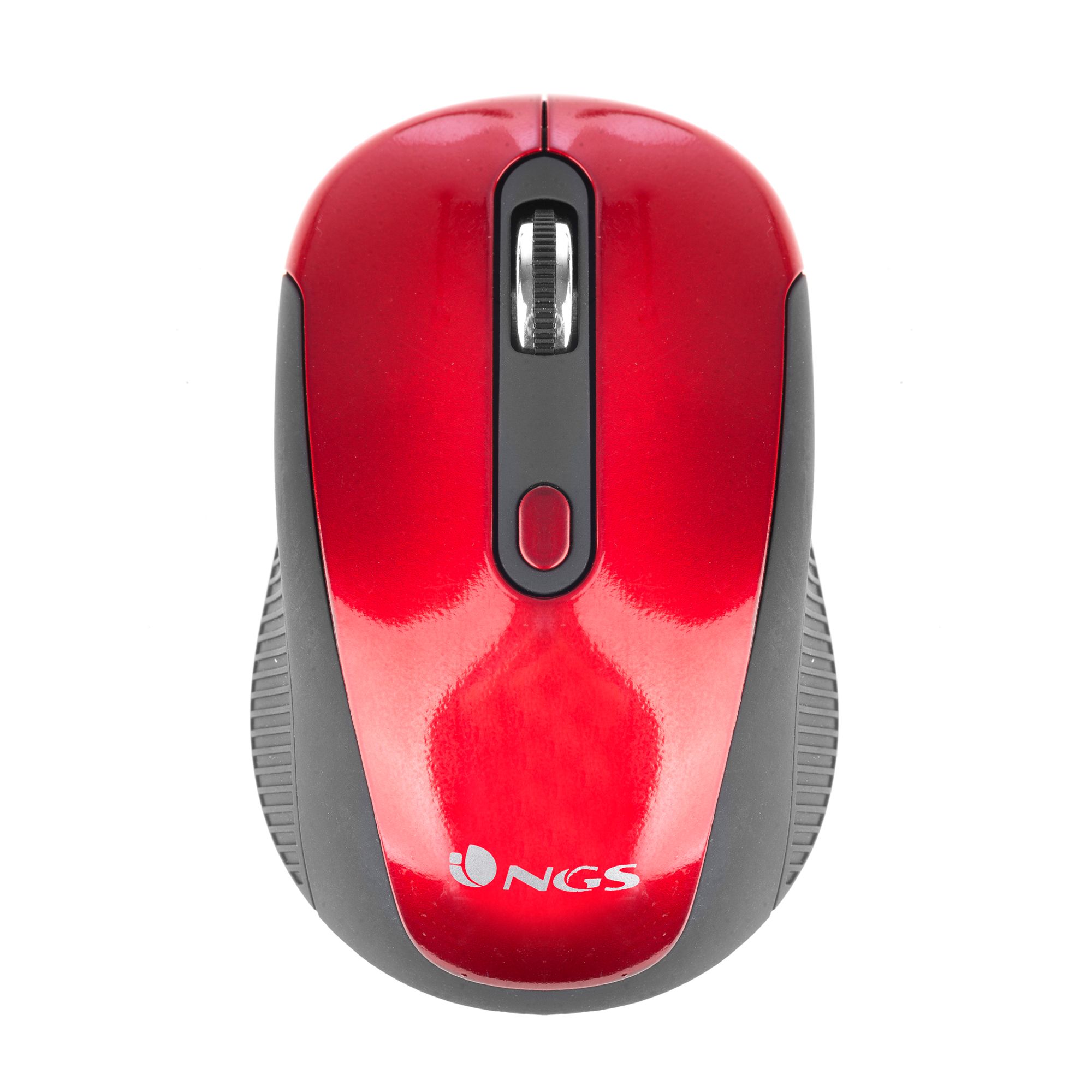 NGS Haze - Laptop Muis - Rood, Zwart