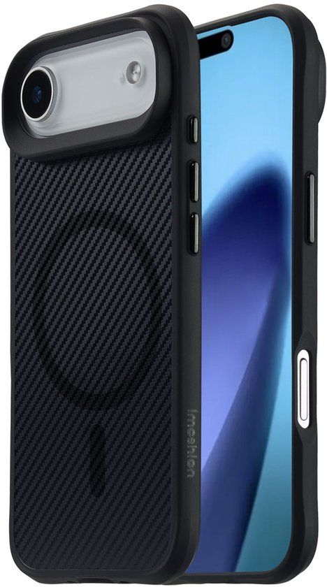 imoshion Hybrid Carbon Case geschikt voor MagSafe - Zwart