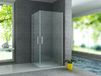 Aloni Douchecabine Met Dubbele Draaideur 80x80x190cm - Rechthoek - Veiligheidsglas - Antikalkbehandeling