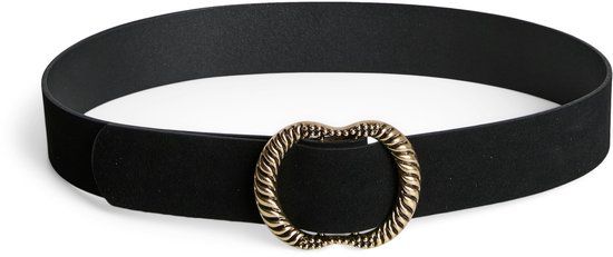 PIECES - PCNIKKA SUEDE JEANS BELT FC CP - Riemen - Zwart