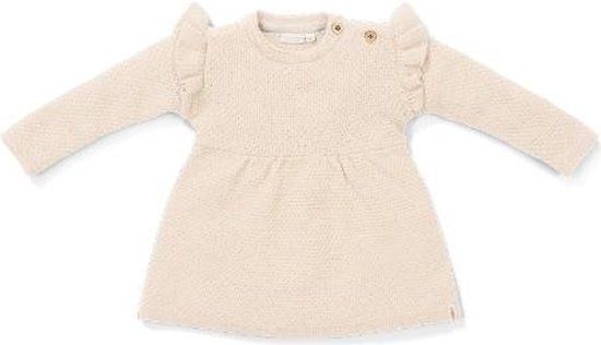 Little Dutch Jurk Lange Mouw Meisjes Sand Beige Maat 74