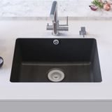 vidaXL - Évier - simple - cuve - granit - noir