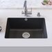 vidaXL - Évier - simple - cuve - granit - noir