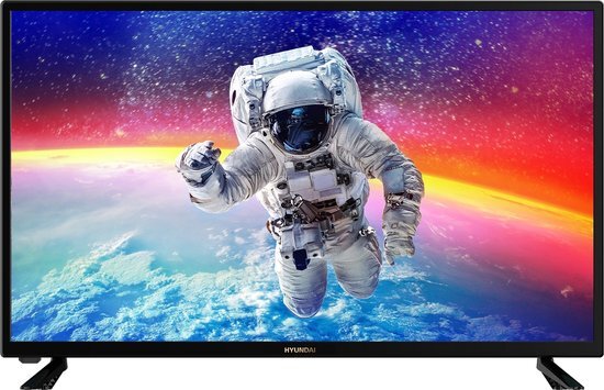 HYUNDAI LED TV 32 inch (80cm) - Hoge definitie - Drievoudige tuner - HDMI x2 - USB 2.0 multimedia x2 - CI+ hoofdtelefoonuitgang Coaxiale uitgang