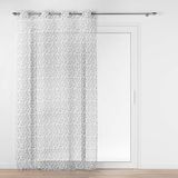 douceur d'intérieur Szara firanka z woalu 137x280 cm Farandole