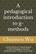 A Libri GmbH A pedagogical introduction to g-methods