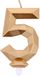 Kaars Diamond Gold Nr. 5