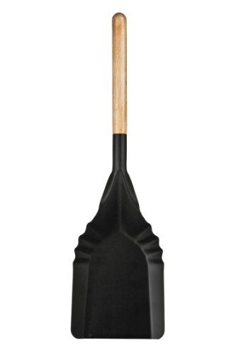 Premier Housewares Schep met houten handvat, zwart