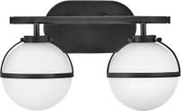 Hinkley LED Badkamerarmatuur Hollis | 2X E14 Max 40W | IP44 | Black