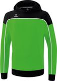 Erima Change Hoodie Heren - Groen / Zwart / Wit - Maat L