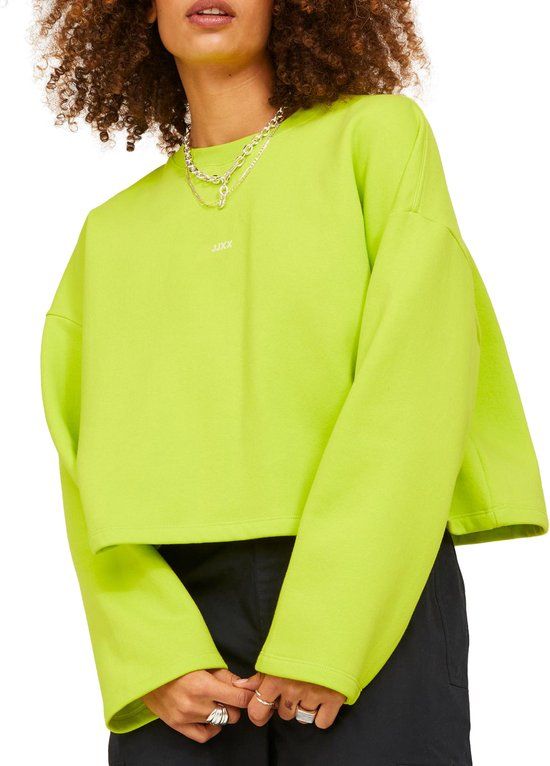 JJXX Abbie Trui Vrouwen - Lime Groen - Maat S