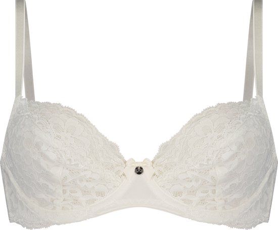 Hunkemöller Marine Niet-voorgevormde BH - Dames - Wit - Maat D95