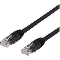 DELTACO - Verbindingskabel - RJ-45 (M) naar RJ-45 (M) - 2 m - UTP - CAT 6 - zwart