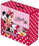 Disney Spaarpot Minnie Mouse Meisjes 10 Cm Hout Rood/roze