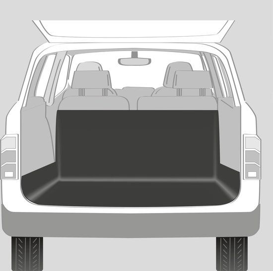 Trixie Autodeken Kofferbak Zwart - 120x150 cm - Hond