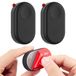 Merkloos Samsung Houder SmartTag2 Galaxy zelfklevend - Siliconen - Set van 2 - Zwart