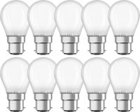 Osram 10 x LED Filament P45 Tropfen 4W = 40W B22d matt 470lm warmweiß 2700K