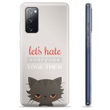 Samsung Coque Samsung Galaxy S20 FE en TPU - Chat en Colère