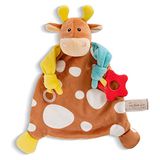 Tutteldoekje Nici Koe Doudou 25x25 Cm Oranje