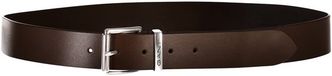 GANT LOGO LEATHER BELT Donkerbruin Leer Mannen 95 cm