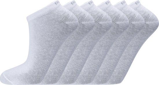 ENDURANCE Sneakersocken Ibi Wit Unisex Katoen/Nylon/Elastaan Schoenmaat 47-50