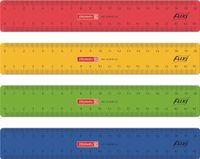 Brunnen 104987120 Flexi-ruler For School And Office, 20 Cm, Unbreakable, 4